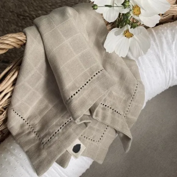 Pine Cone Edith Hydrofiele Doeken - 3 Stuks - 70 x 70 cm - Natura Dot