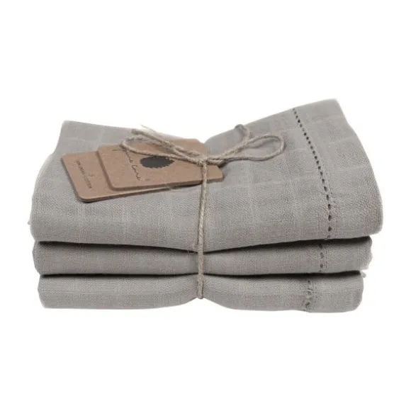 Pine Cone Edith Hydrofiele Doeken - 3 Stuks - 70 x 70 cm - Natura Dot