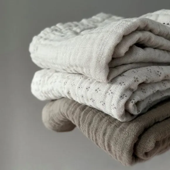 Pine Cone Edith Hydrofiele Doeken - 3 Stuks - 70 x 70 cm - Natura Dot