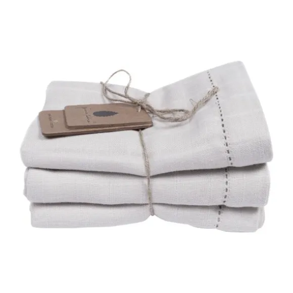 Pine Cone Edith Hydrofiele Doeken - 3 Stuks - 70 x 70 cm - Natura Dot