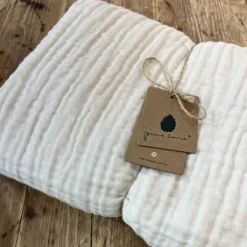 Pine Cone Kadera 4-Lagen Hydrofiele Deken - 120 x 120 cm - Cream