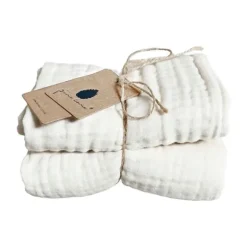 Pine Cone Kadera 4-Lagen Hydrofiele Doeken - 2 Stuks - 60 x 60 cm - Cream