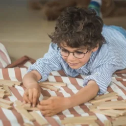 Play & Go Stripes Speelzak Brown