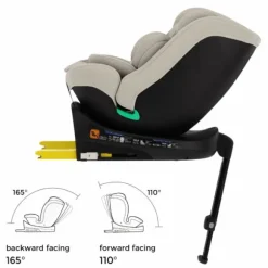 Puck Autostoel - JUNE - 360° Draaibaar - Sand