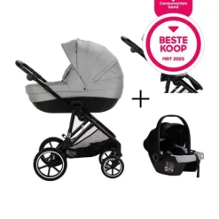 Puck Carl Kinderwagen 3-in-1 - Grijs