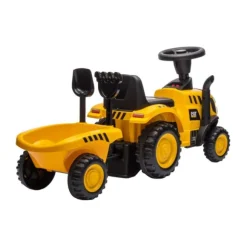 Puck CAT Tractor Loopauto met Aanhanger