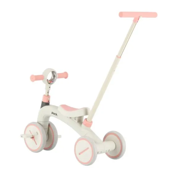 Puck 3-In-1 Driewieler - Wit/Bruin