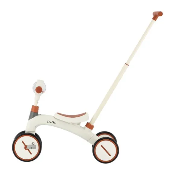 Puck 3-In-1 Driewieler - Wit/Bruin
