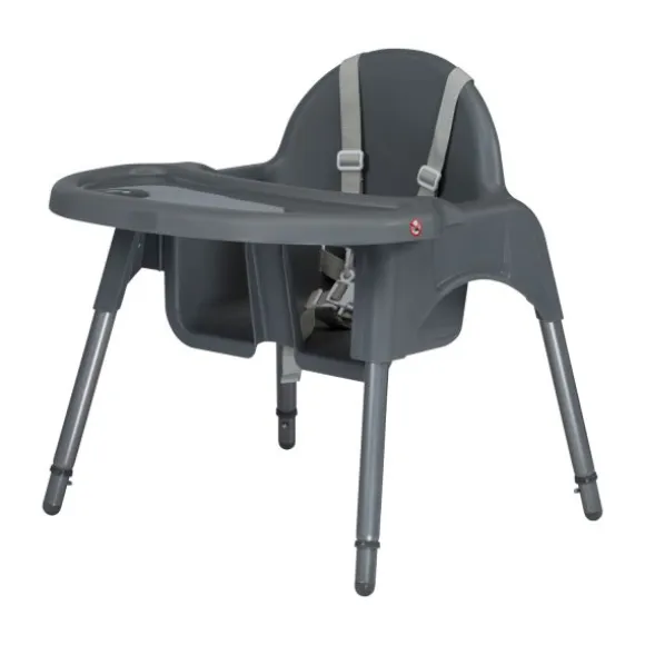 Puck Kinderstoel - 3 in 1 - Mat Grijs