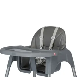 Puck Kinderstoel - 3 in 1 - Mat Grijs