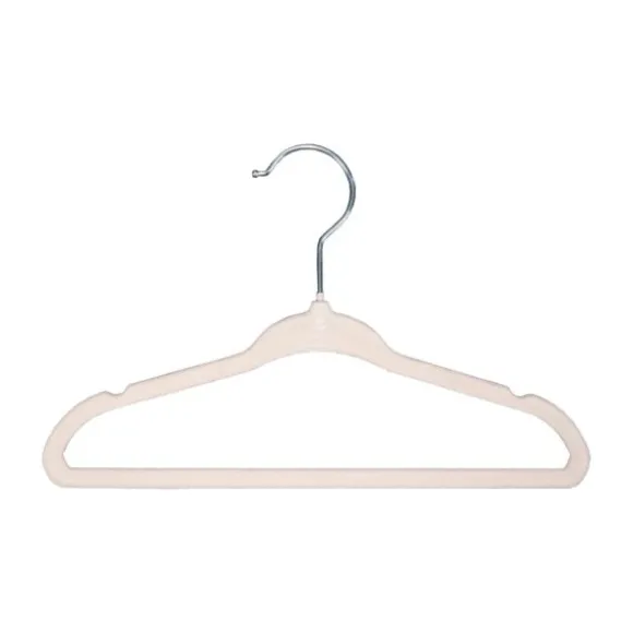 Puck Kledinghanger - Antislip - 6 Stuks - Ecru