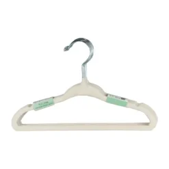 Puck Kledinghanger - Antislip - 6 Stuks - Ecru