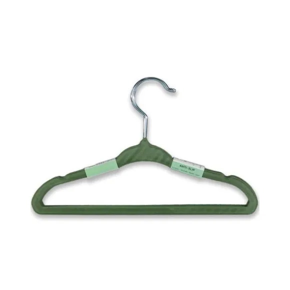 Puck Kledinghanger - Antislip - 6 Stuks - Ecru