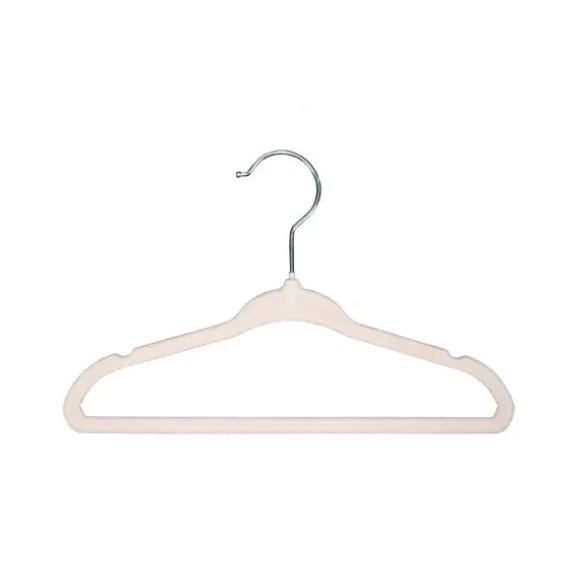 Puck Kledinghanger - Antislip - 6 Stuks - Ecru