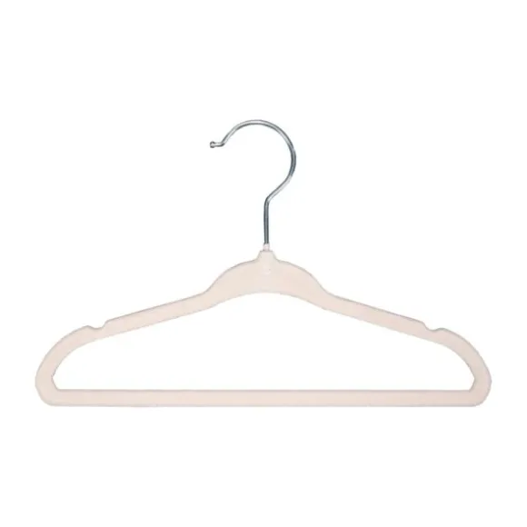 Puck Kledinghanger - Antislip - 6 Stuks - Ecru