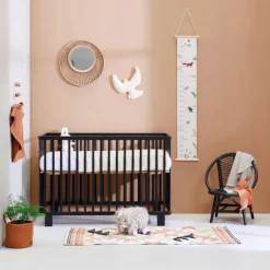 Puck Ledikant 60x120 Inklapbaar Zwart