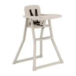 Puck Plain Kinderstoel Zwart