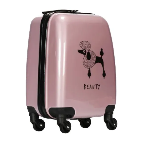 Puck Poodl Kinderkoffer - Rose - 46 cm