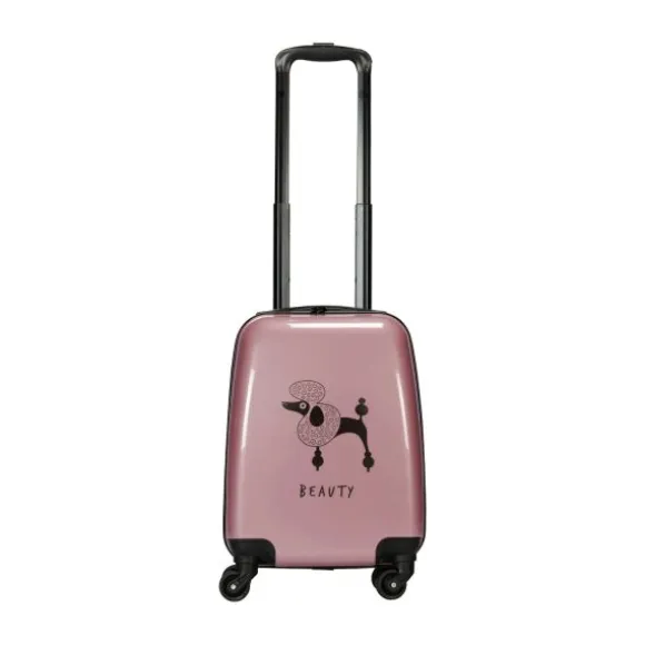 Puck Poodl Kinderkoffer - Rose - 46 cm