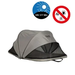 Qute Q-Camp Babytent - Black / Desert