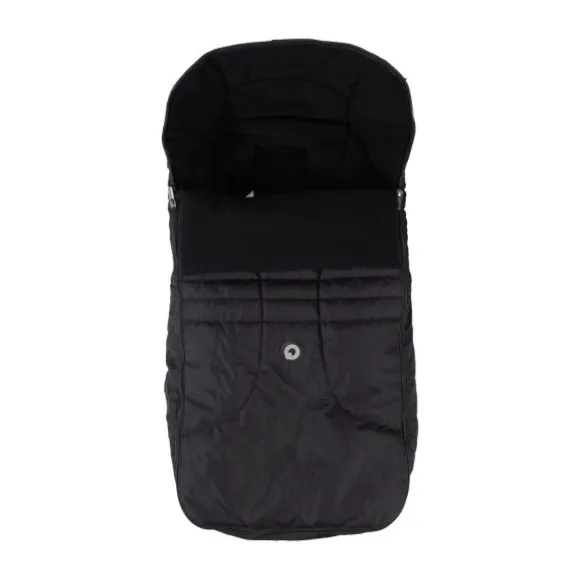 Qute Q-Cocoon Fleece Voetenzak - Zwart