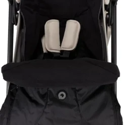 Qute Q-Cocoon Fleece Voetenzak - Zwart