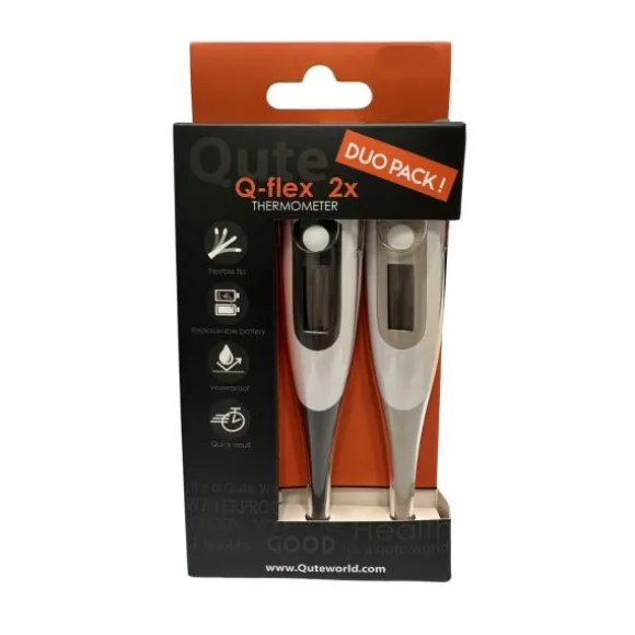 Qute Q-Flex Digitale Thermometer DUO-Pack - Flexibele Punt