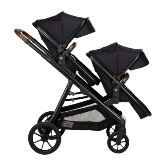 Qute Q-Twin Duowagen - Jeans Clay