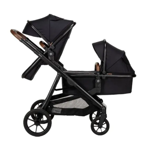 Qute Q-Twin Duowagen - Jeans Clay