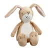 Rainbow Designs Rammelaar Knuffel - Hazeltje - Raad eens... - 14 cm
