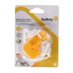 Safety 1st Stopcontactbeschermers Met Sleutel 12 Stuks