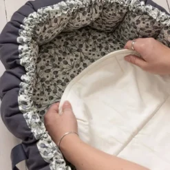 Sebra Babynest 3-in-1 - Sophora Leaves