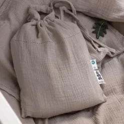 Sebra Dekbedovertrek - Seabreeze Beige - 100 x 70 cm