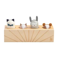 Sebra Houten Pop-Up Speelgoed - Woodland