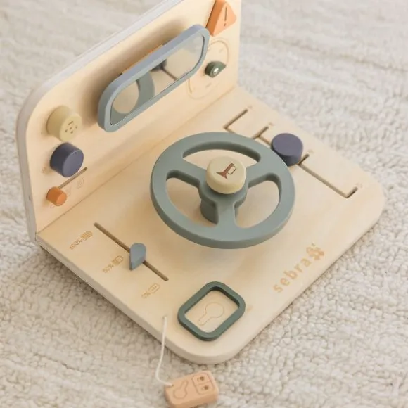 Sebra Houten Speelpaneel - Auto