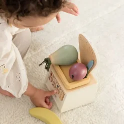 Sebra Houten Winkelweegschaal - Naturel