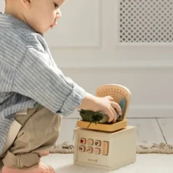 Sebra Houten Winkelweegschaal - Naturel