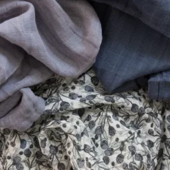 Sebra Hydrofiele Doeken Set - Blue Olive - Forest Lake Blue - 3 Stuks