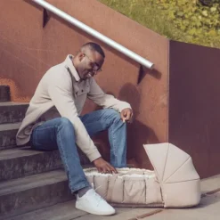 Sebra Kap Voor 3-in-1 Babynest - Dark Olive