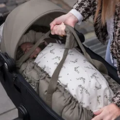Sebra Kap Voor 3-in-1 Babynest - Dark Olive