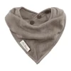 Silly Billyz Towel Bandana Bibs Taupe