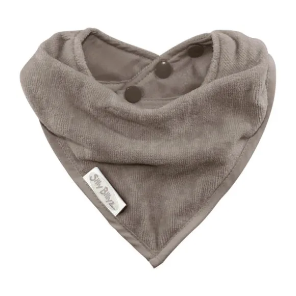 Silly Billyz Towel Bandana Bibs Taupe