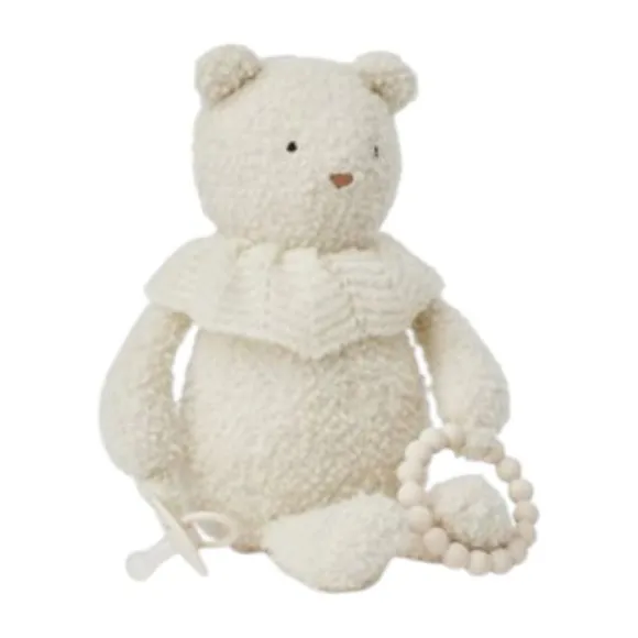 Smallstuff Activity Bear - Bouclé Merino Wool - Off White