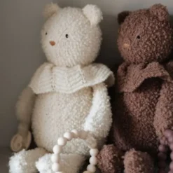 Smallstuff Activity Bear - Bouclé Merino Wool - Off White