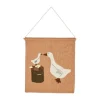 Smallstuff Wanddecoratie - Farmliving Geese - 37x33 cm