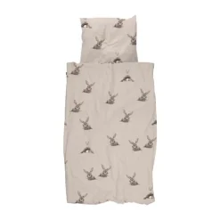 Snurk Bunny Dekbedovertrek – 140 x 200/220 cm – Beige
