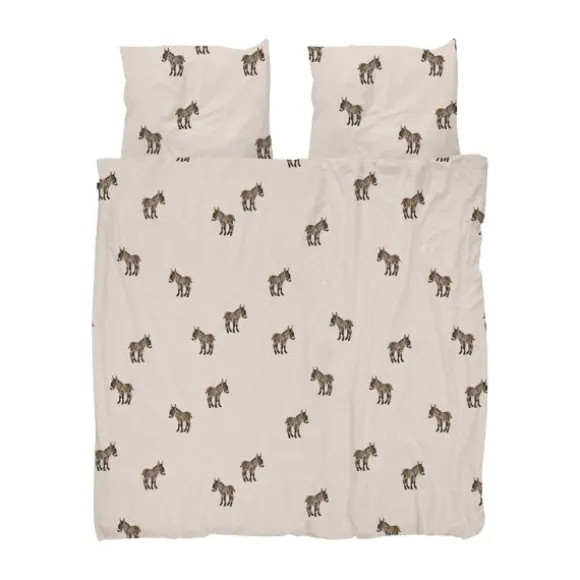 Snurk Dekbedovertrek - Donkeys - 200x200/220 cm - Inclusief 2 Kussenslopen