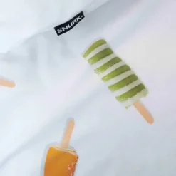 Snurk Dekbedovertrek - Popsicles - 140x200/220 cm - Wit