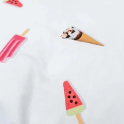 Snurk Dekbedovertrek - Popsicles - 140x200/220 cm - Wit