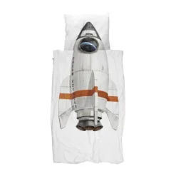 Snurk Rocket Dekbedovertrek 140 x 200/220 cm